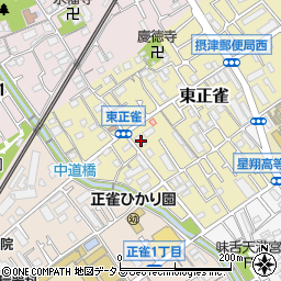 大阪府摂津市東正雀9-9周辺の地図