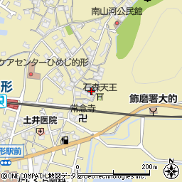 兵庫県姫路市的形町的形235周辺の地図