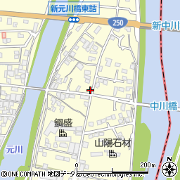 兵庫県たつの市御津町苅屋1309周辺の地図
