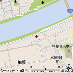 愛知県豊橋市前芝町加藤112周辺の地図