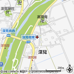 静岡県袋井市深見1028周辺の地図
