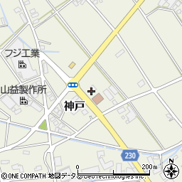静岡県榛原郡吉田町神戸2693周辺の地図