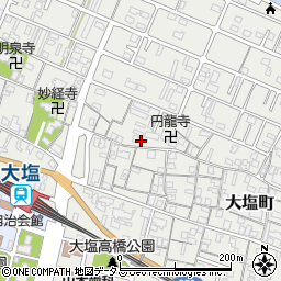 兵庫県姫路市大塩町409周辺の地図