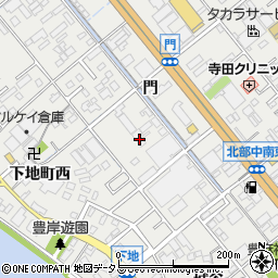 愛知県豊橋市下地町門66周辺の地図