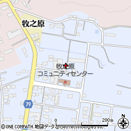 静岡県牧之原市布引原266周辺の地図