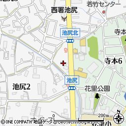 ヨシケイ・こうべ伊丹営業所周辺の地図