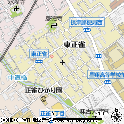 大阪府摂津市東正雀10-3周辺の地図