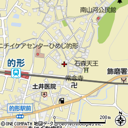 兵庫県姫路市的形町的形228周辺の地図