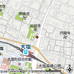 兵庫県姫路市大塩町437周辺の地図