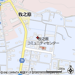 静岡県牧之原市布引原263周辺の地図