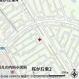 岡山県赤磐市桜が丘東2丁目2-721周辺の地図
