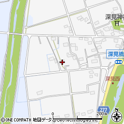 静岡県袋井市深見2231周辺の地図