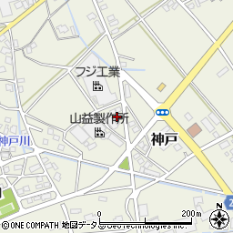 静岡県榛原郡吉田町神戸2841周辺の地図