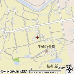 静岡県掛川市逆川830周辺の地図