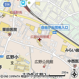 広野幼稚園前周辺の地図