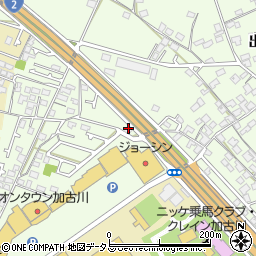 兵庫県加古川市東神吉町出河原439周辺の地図