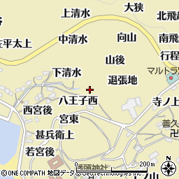 愛知県西尾市吉良町宮崎出屋敷道下周辺の地図