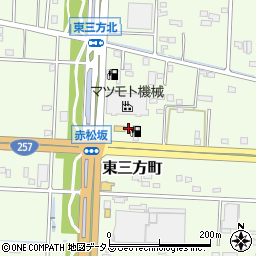 静岡県浜松市中央区東三方町281周辺の地図