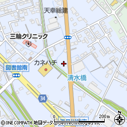 静岡県榛原郡吉田町片岡52周辺の地図