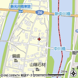 兵庫県たつの市御津町苅屋1290-9周辺の地図