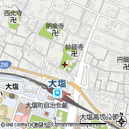 兵庫県姫路市大塩町348周辺の地図