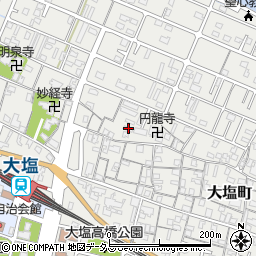 兵庫県姫路市大塩町125周辺の地図