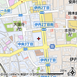 兵庫県伊丹市中央3丁目5周辺の地図