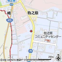 静岡県牧之原市布引原1077周辺の地図
