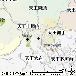 京都府京田辺市天王上垣内2周辺の地図