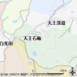 京都府京田辺市天王石坂周辺の地図