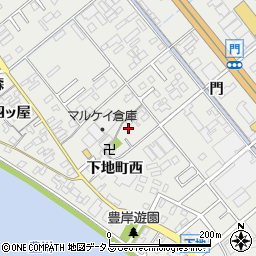 愛知県豊橋市下地町門125周辺の地図