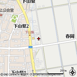 静岡県袋井市春岡1122周辺の地図