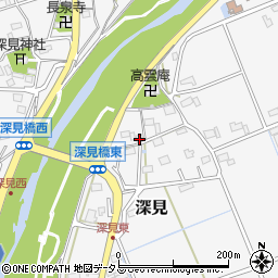 静岡県袋井市深見1019周辺の地図