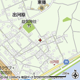 兵庫県加古川市東神吉町出河原146周辺の地図