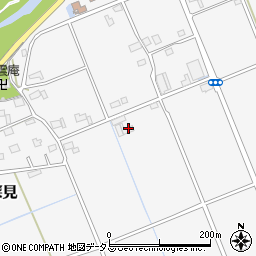 静岡県袋井市深見207周辺の地図