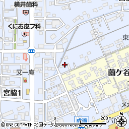 静岡県掛川市宮脇149周辺の地図