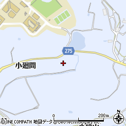 愛知県知多郡美浜町奥田小廻間周辺の地図