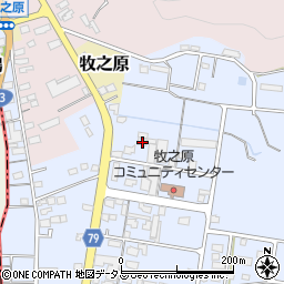 静岡県牧之原市布引原262周辺の地図