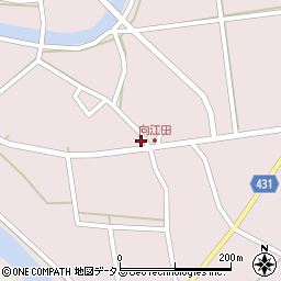 広島県三次市向江田町446周辺の地図