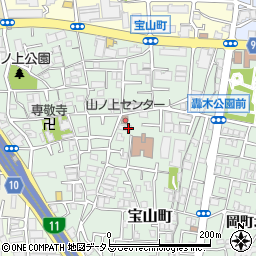大阪府豊中市宝山町7-2周辺の地図