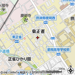 大阪府摂津市東正雀11周辺の地図