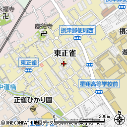 大阪府摂津市東正雀11周辺の地図