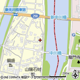 兵庫県たつの市御津町苅屋1286周辺の地図