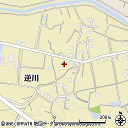 静岡県掛川市逆川545周辺の地図