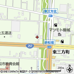 静岡県浜松市中央区東三方町272周辺の地図