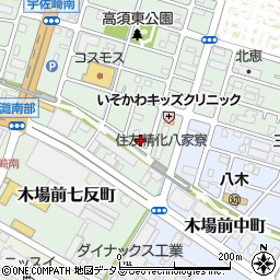 兵庫県姫路市木場前七反町51周辺の地図