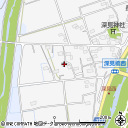 静岡県袋井市深見2227周辺の地図