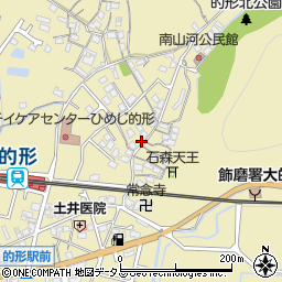 兵庫県姫路市的形町的形278周辺の地図