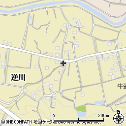 静岡県掛川市逆川635周辺の地図