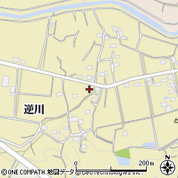 静岡県掛川市逆川636周辺の地図